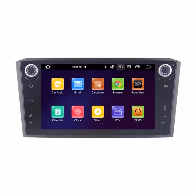 8"android 10 bilstereo Toyota Avensis (2003--2008) gps carplay android auto blåtand rds Dsp 32gb wifi