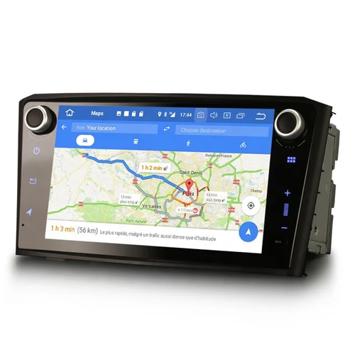 8"android 10 bilstereo Toyota Avensis (2003--2008) gps carplay android auto blåtand rds Dsp 32gb wifi
