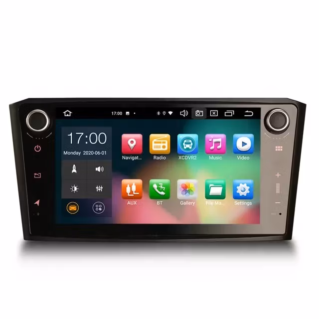 8"android 10 bilstereo Toyota Avensis (2003--2008) gps carplay android auto blåtand rds Dsp 32gb wifi