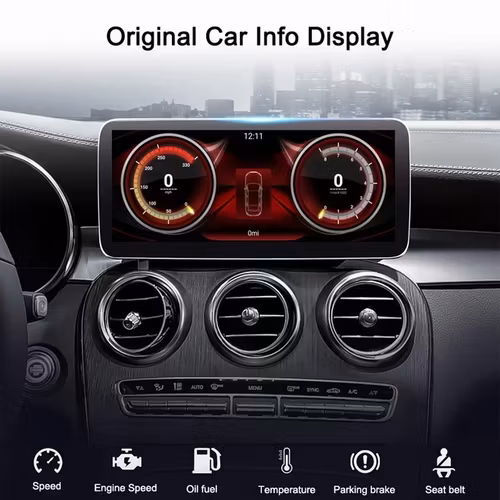 12.3 " android 12 bilstereo Mercedes Benz  A-Class W176  2015-2018 Original NTG 5.0 system Gps carplay android auto blåtand rds Dsp 64gb 4g WiFi-modul