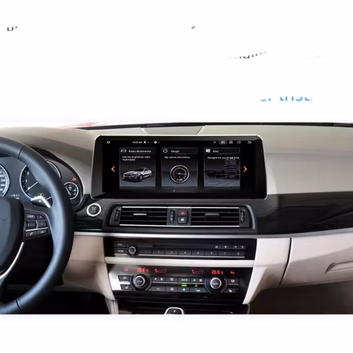 12.3" android 12 bilstereo BMW 5 Series F18  2010---2015    gps carplay android auto blåtand rds Dsp 64GB  4G wifi modul