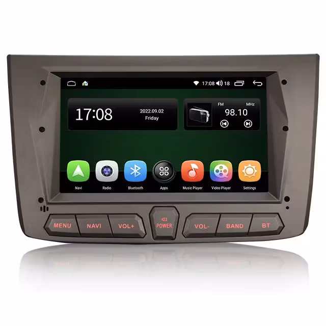 7"android 11 bilstereo  Alfa Romeo Mito (2008-2019) GPS wifi carplay android auto blåtand rds Dsp 32gb  4G-modul