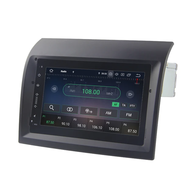7" android 12.Bilstereo  FIAT DUCATO (2007--2015) Gps wifi carplay android auto blåtand rds Rom: 64GB, Ram :4GB, 4G LTE