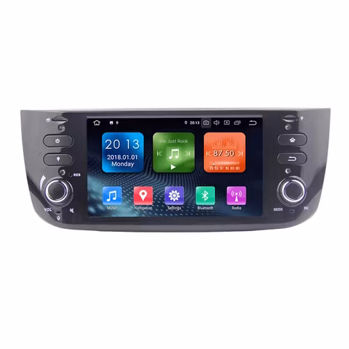 6.2" android 12. Bilstereo Fiat Punto,  Linea ( 2012---2016) gps wifi carplay android auto blåtand rds Dsp 64gb