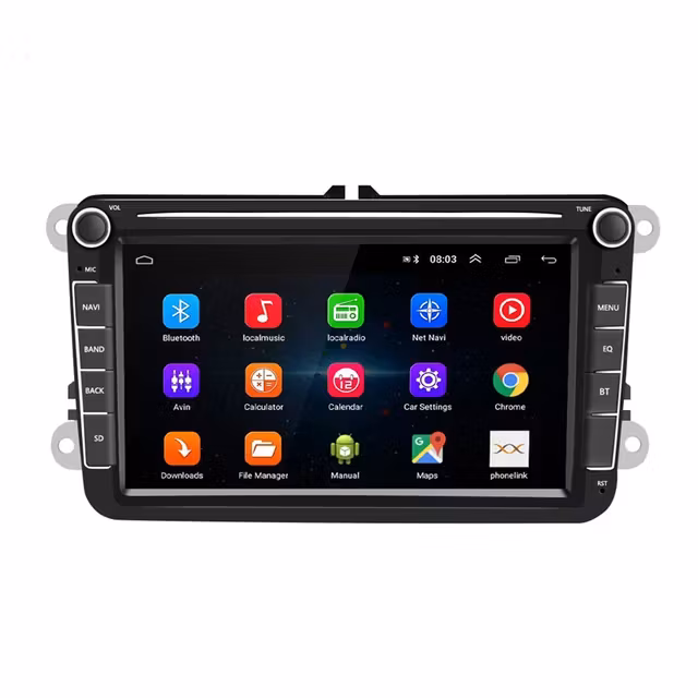 8"android 11 bilstereo  passat  golf 5/6 polo  gps wifi Bluetooth dsp  32gb carplay  rds wifi