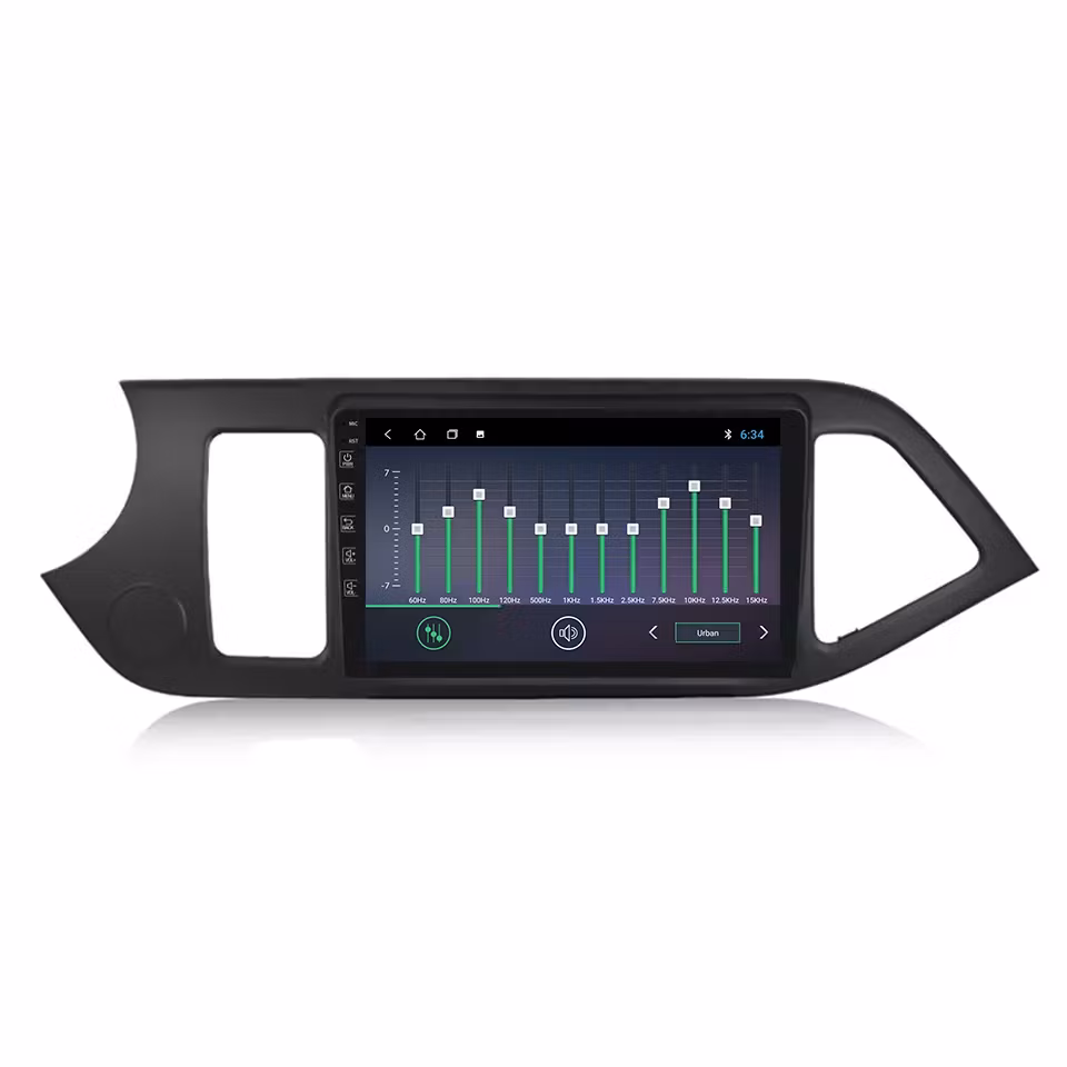 9" android 10 bilstereo Kia Picanto ( 2011---2017) gps wifi carplay android auto blåtand rds Dsp 32gb 4G wifi modul