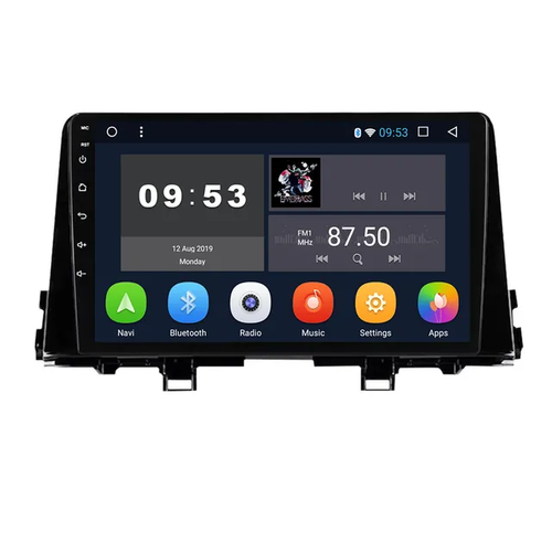 9"android 10 bilstereo  Kia Picanto (2018--2022) gps wifi carplay android auto blåtand rds Dsp 32gb 4G wifi