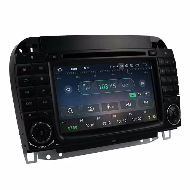7"android 12 bilstereo Benz S-klass W220 1998-2005(S280/S430/S500/S55) Benz CL-klass W215 1998-2005(CL600 CL55) RAM: 4GB, ROM:64GB gps carplay android auto blåtand rds Dsp 4G modul  dvd spelare