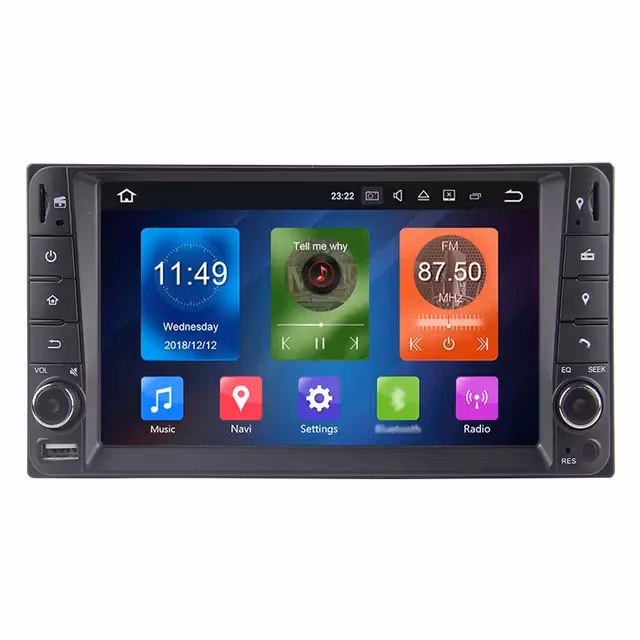 7" android12 bilstereo Toyota corolla(2000---2011) gps wifi carplay android auto blåtand rds Dsp RAM:4GB, ROM :64GB, 4G LTE