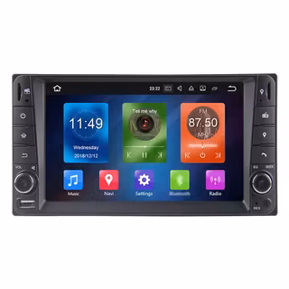 7" android12 bilstereo Toyota corolla(2000---2011) gps wifi carplay android auto blåtand rds Dsp RAM:4GB, ROM :64GB, 4G LTE
