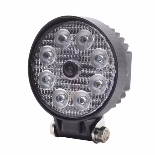 Arbetslampa med inbyggd kamera för jordbruksmaskin