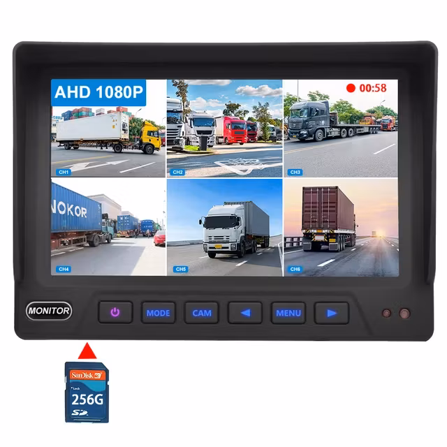 7"  lastbil dvr monitor