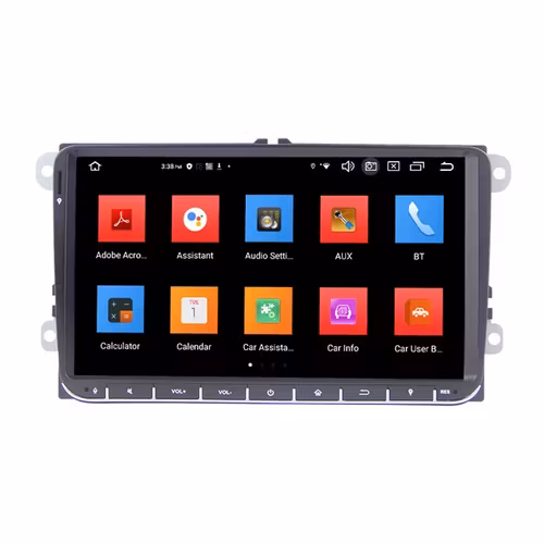 9"android 12 bilstereo  vw Transporter T5/T6  (2014---2019) gps wifi carplay android auto blåtand rds Dsp 32gb