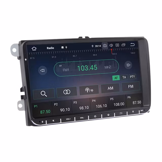 9"android 12 bilstereo  vw Transporter T5/T6  (2014---2019) gps wifi carplay android auto blåtand rds Dsp 32gb