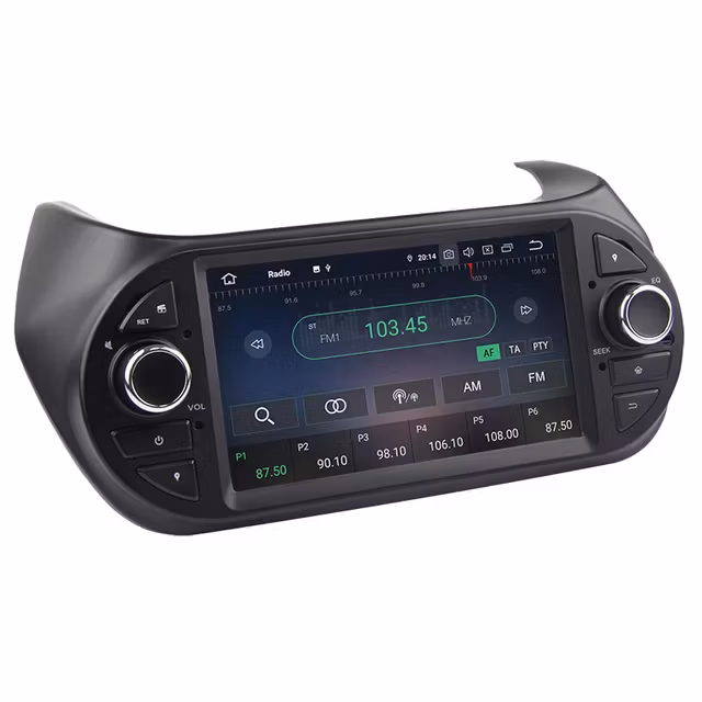 7" Android 12 bilstereo,Fiat Fiorino ( 2008---2017) gps wifi carplay android auto blåtand rds Dsp 64gb