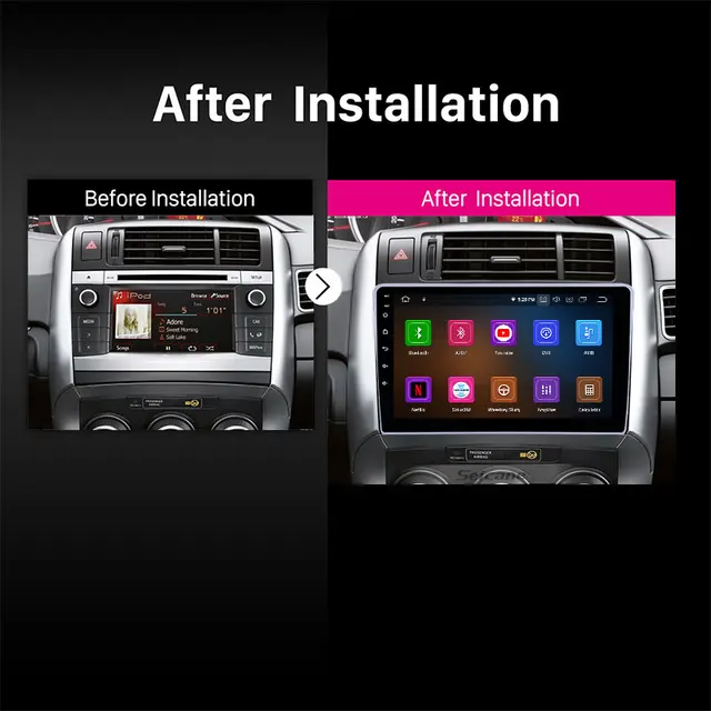 9"android 11 bilstereo  Toyota Verso(2011--2016) gps wifi carplay android auto blåtand rds Dsp 32gb