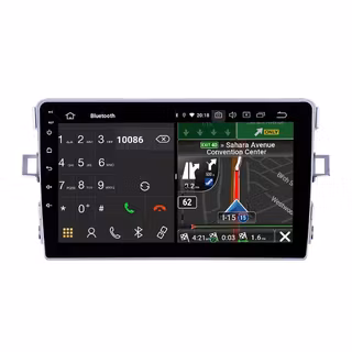 9"android 12 bilstereo  Toyota Verso (2011---2016) gps wifi carplay android auto blåtand rds Dsp 64gb 4G