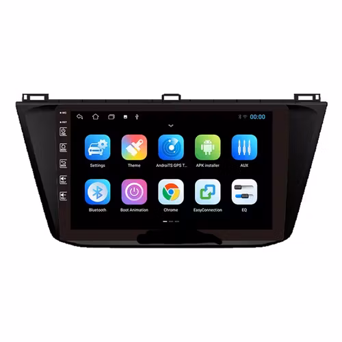 10" android 12 bilstereo vw tiguan (2017--2018) gps wifi carplay android auto blåtand rds Dsp 64gb 4G-MODUL