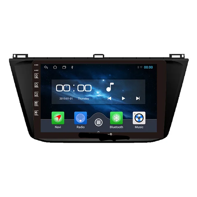 10" android 12 bilstereo vw tiguan (2017--2018) gps wifi carplay android auto blåtand rds Dsp 64gb 4G-MODUL