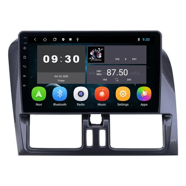 9"android 11, bilstereo  Volvo xc60(2008--2013) wifi, gps ,carplay, blåtand ROM: 32GB,RAM:2GB 4G LTE