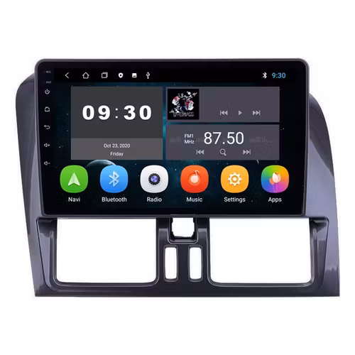 9"android 11, bilstereo  Volvo xc60(2008--2013) wifi, gps ,carplay, blåtand ROM: 32GB,RAM:2GB 4G LTE