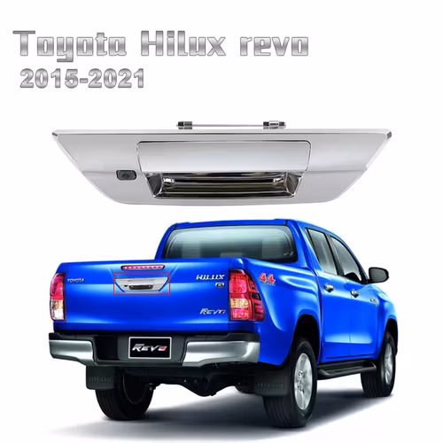 Bil backkamera används för Toyota Hilux revo 2015-2021, silver färg