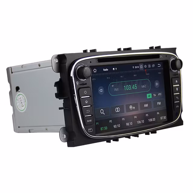 7" android 12. Bilstereo ,dvd-spelare  Ford Mondeo/Focus/s-max  /C-max/ Galaxy/(2007---2011) GPS wifi carplay android auto blåtand rds Dsp  GSM 32 GB