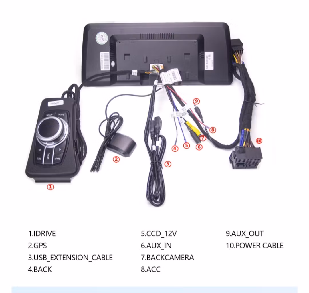 12.3" android 12. Bilstereo BMW X1 ,E84 NBT system utan skärm (2009----2015) Gps wifi carplay ,android auto  ,blåtand ,rds ,Dsp ,64gb ,4g WiFi-modul