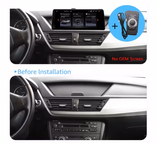 12.3" android 12. Bilstereo BMW X1 ,E84 NBT system utan skärm (2009----2015) Gps wifi carplay ,android auto  ,blåtand ,rds ,Dsp ,64gb ,4g WiFi-modul