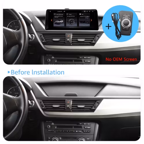 12.3" android 12. Bilstereo BMW X1 ,E84 NBT system utan skärm (2009----2015) Gps wifi carplay ,android auto  ,blåtand ,rds ,Dsp ,64gb ,4g WiFi-modul