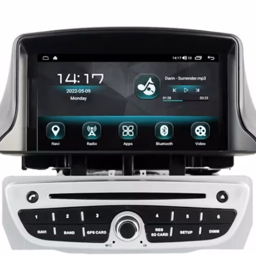 7"ANDROID 12.0  Bilstereon  Renault megane 3 (2009--2011) gps wifi carplay android auto blåtand rds Dsp 64gb 4GSIM dvd spelare