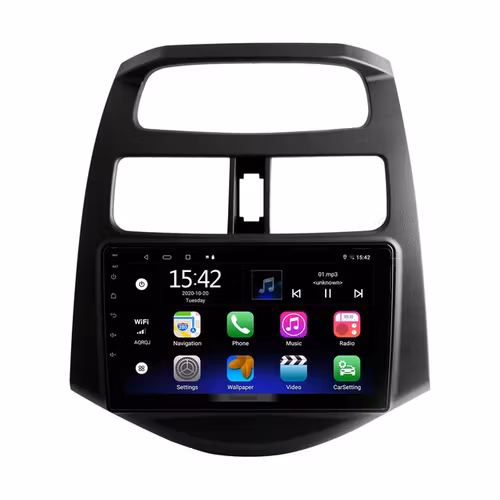 9"android 11 bilstereo Chevrolet Matiz (2011---2014) gps wifi carplay android auto blåtand rds Dsp 32gb 4G SIM