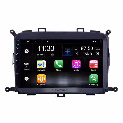 9"android 12  bilstereo  Kia  Carens ( 2014--2017) GPS wifi carplay android auto blåtand rds Dsp RAM:4GB,ROM:64 GB,  4GSIM