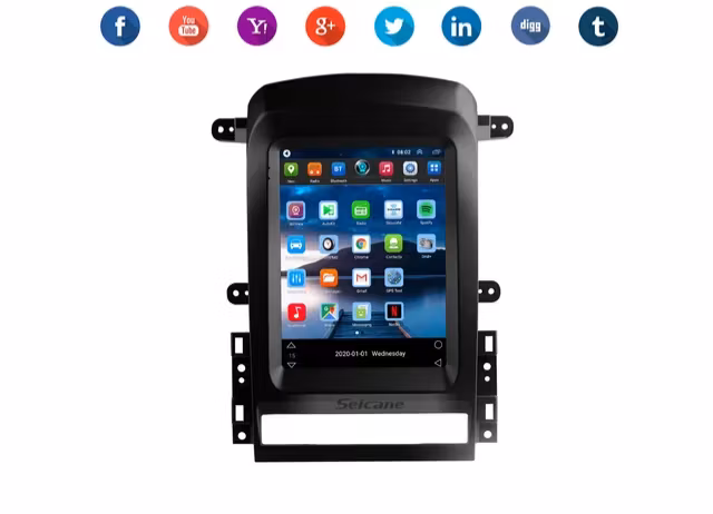 9.7"android 11 bilstereo Chevrolet captiva(2006--2012) gps wifi carplay android auto blåtand rds Dsp 32gb 4G SIM