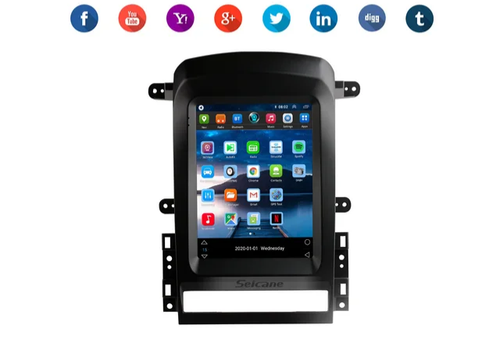 9.7"android 11 bilstereo Chevrolet captiva(2006--2012) gps wifi carplay android auto blåtand rds Dsp 32gb 4G SIM