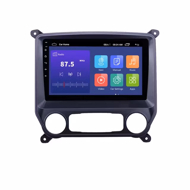 10,1" android 12 bilstereo Chevrolet Silverado  (2014--2018) gps wifi carplay android auto blåtand rds Dsp 64gb 4g  SIM