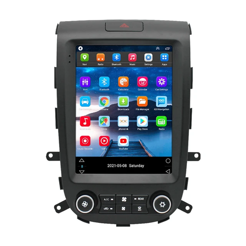 9.7"android 12 bilstereo  Hyundai  santafe (2006--2012) gps wifi carplay android auto blåtand rds Dsp 64gb  4GSIM