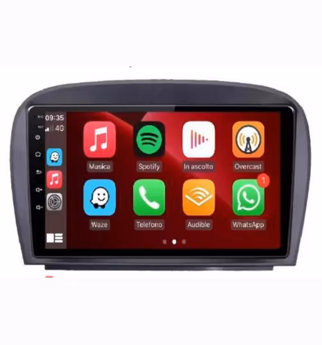 8"android 12,bilstereo Mercedes-Benz  SL R230 ,SL350,SL500,SL65,SL55,SL600 (2001--2011) rds,gps, wifi  , 64GB,blåtand, carplay  ,android auto, 4GSIM