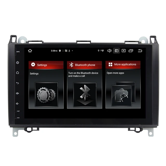 9" android 12, bilstereo Mercedes Benz Sprinter Viano Vito (2006  --2016) gps wifi carplay android auto blåtand rds Dsp 128GB 4G SIM