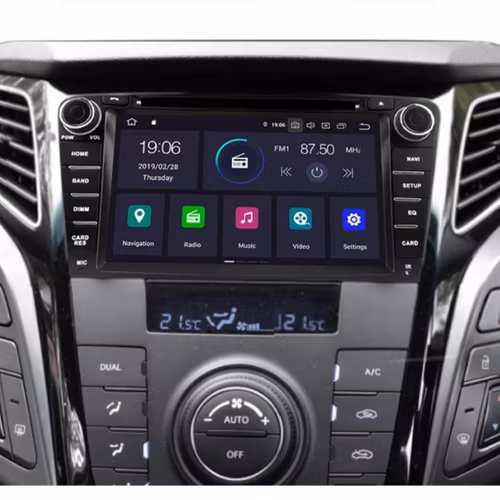 7"android 12 bilstereo Hyundai i40 (2011---2014) Gps wifi carplay android auto blåtand rds Dsp 64gb 4GSIM dvd spelare