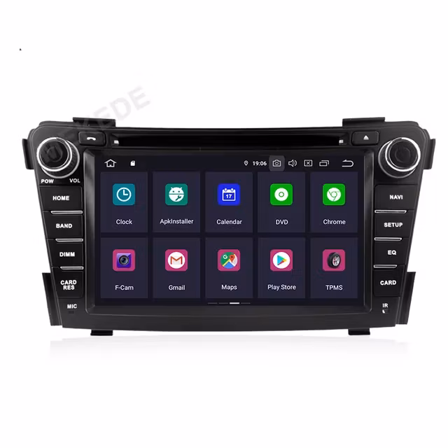 7"android 12 bilstereo Hyundai i40 (2011---2014) Gps wifi carplay android auto blåtand rds Dsp 32GB dvd spelare