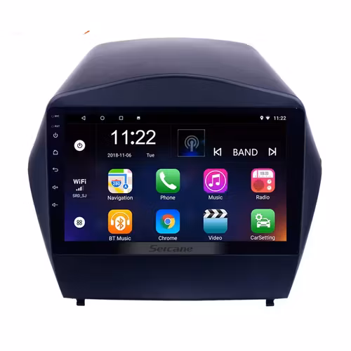 9"android 12 bilstereo  Hyundai Tucson (2009---2015) gps wifi carplayandroidautoblåtandrds 64G 4GSIM(