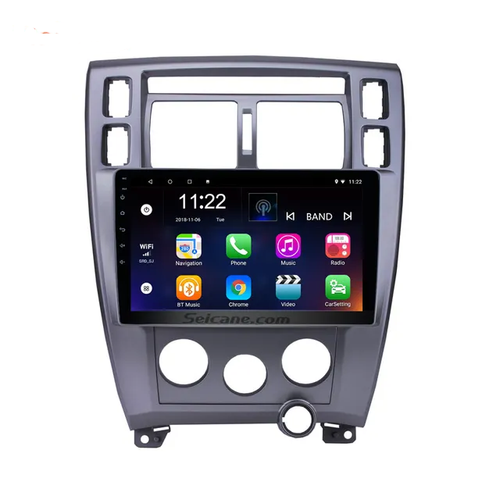 10,1 " android 12 bilstereo  Hyundai Tucson  (2006--2013) gps wifi carplay android auto blåtand rds Dsp 64gb 4GSIM