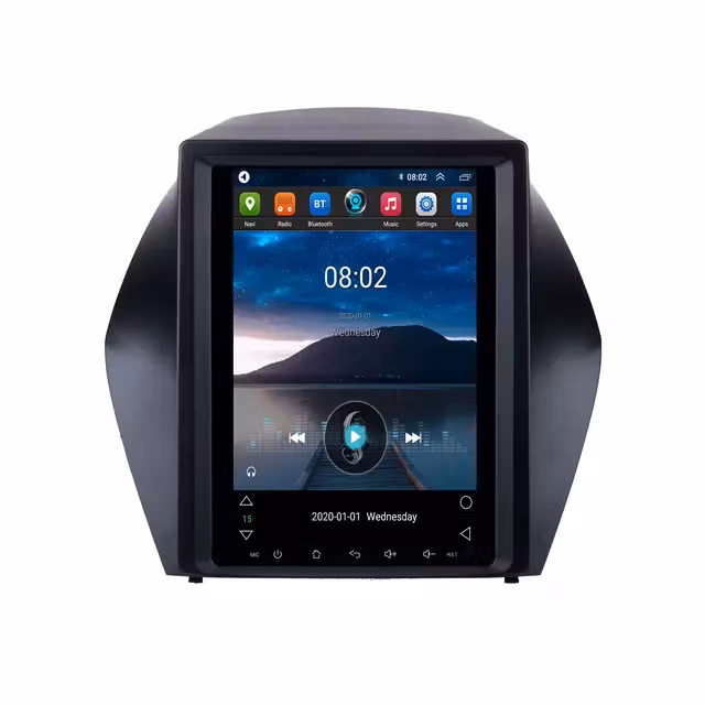 9.7"android 12.Bilstereo  Hyundai  ix35( 2010--2015) gps wifi carplay android auto blåtand rds 64GB 4GSIM
