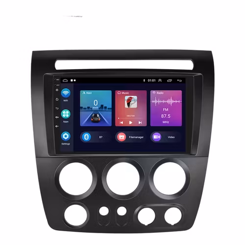 9"android 11,bilstereo  Hummer H3 (2005--2010) Gps,RDS Dsp Carplay android auto blåtand  32GB