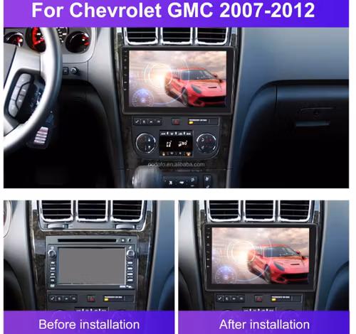 10.1" android 11, bilstereo GMC (2007---2012) gps wifi carplay android auto blåtand rds Dsp 32gb