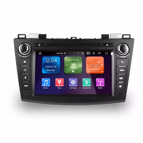 " android 8"android 12, bilstereo  dvd spelare  Mazda 3( 2010---2013) gps wifi carplay android auto blåtand rds Dsp 32GB,