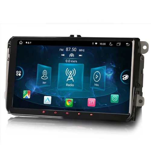 9"android 11 bilstereo  Vw golf 5/6/touran/passat B6/b7/jetta (2004--2015  gps wifi carplay android auto blåtand rds Dsp 64gb, 4GSIM