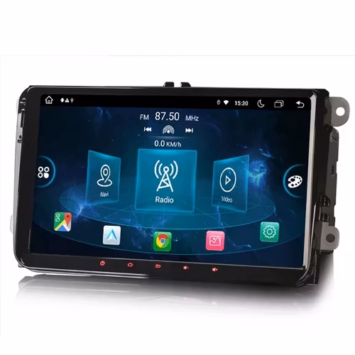9"android 11 bilstereo  Vw golf 5/6/touran/passat B6/b7/jetta (2004--2015  gps wifi carplay android auto blåtand rds Dsp 64gb, 4GSIM