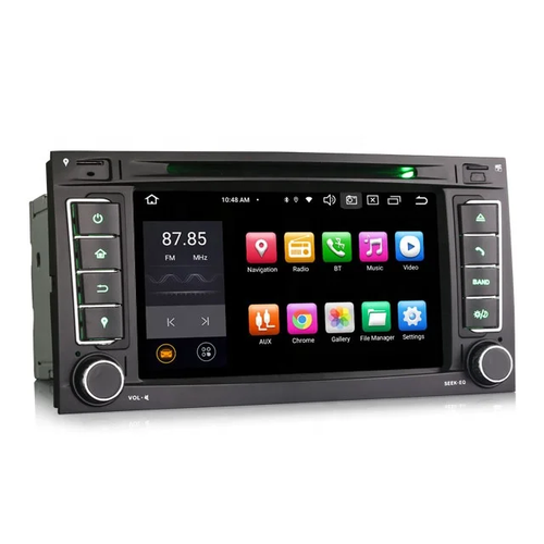 7"android 12 bilstereo  VW T5 Multivan (2004-2009) gps wifi carplay android auto blåtand rds Dsp 64gb 4GSIM
